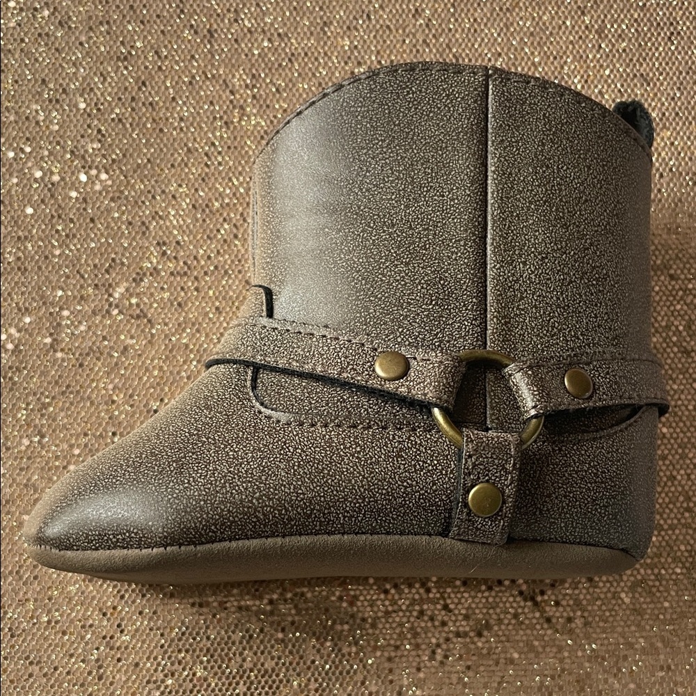 Carter's Toddler Brown Boot with Gold Stud Detail